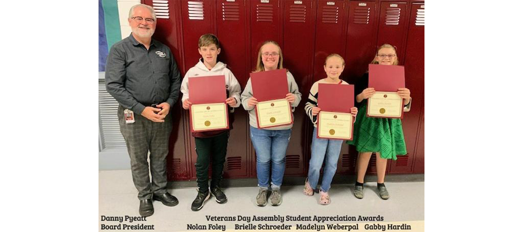 Student Awards - Veteran Assembly